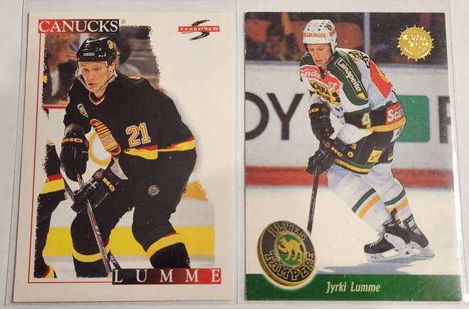 Jyrki Lumme Jääkiekkokortit 2in1