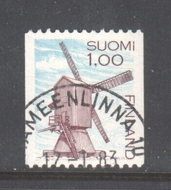 1983 Tuulimylly rullamerkki loistoleimalla.