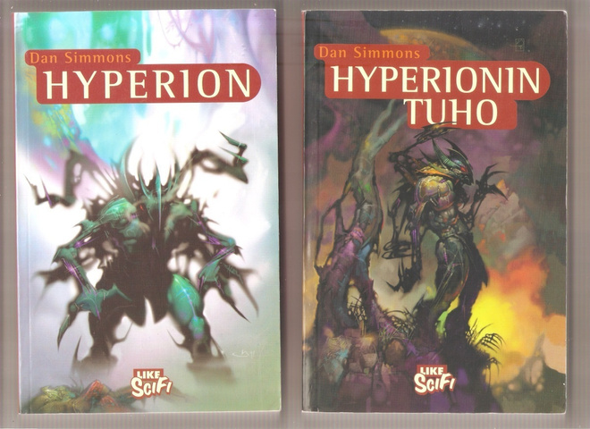 Simmons: Hyperion -sarja 1 - 4, Like 1997 - 2000, nid, K3 ++