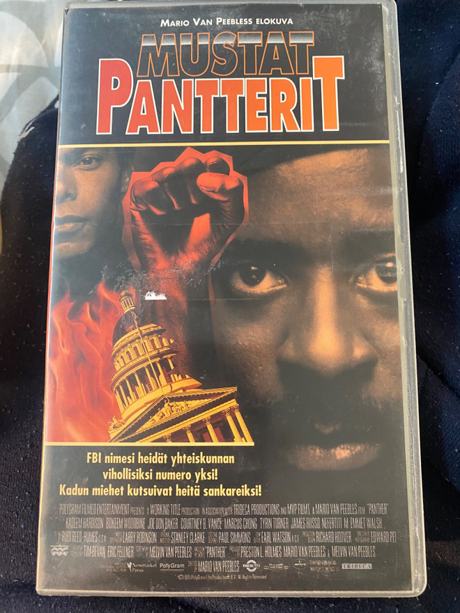 Mustat pantterit (Panther, 1995) VHSja When We Were Kings