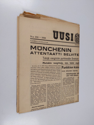 Uusi Suomi nro 316/1939 (22.11.)