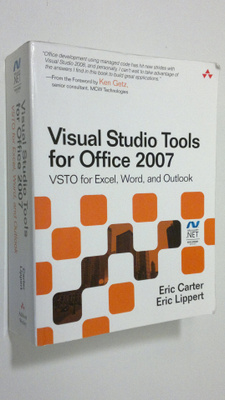 Eric Carter : Visual Studio Tools for Office 2007 : VSTO ...