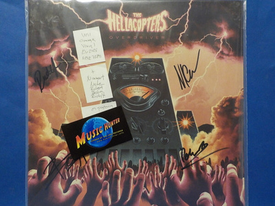 THE HELLACOPTERS - OVERDRIVER - EU 2025 UUSI LP + NIMMARIT
