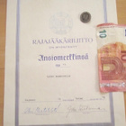 VANHA Merkki RJL 1954 Rajajääkäriliitto Hopeaa N19! +Luovari - pikkukuva 1