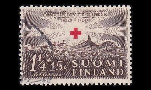 218 o Punainen risti 1 1/4mk + 15p (1939)