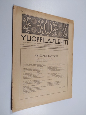 Ylioppilaslehti no 12 : 1.5.1929