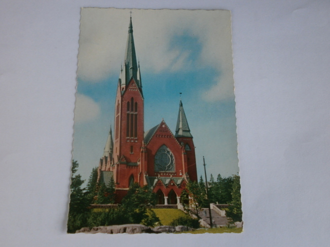 Turku, Mikaelin kirkko, värikortti 1960-l. ei p.