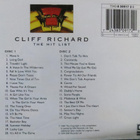 CLIFF RICHARD: THE HIT LIST_2CD - pikkukuva 2
