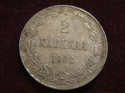 2 markkaa 1908