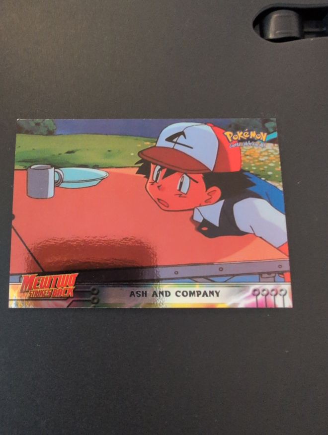 Ash and Company foil Pokemon Topps