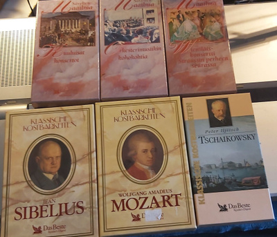 Klassista musiikkia C-Kaseteilla. 6 Laatikollista.