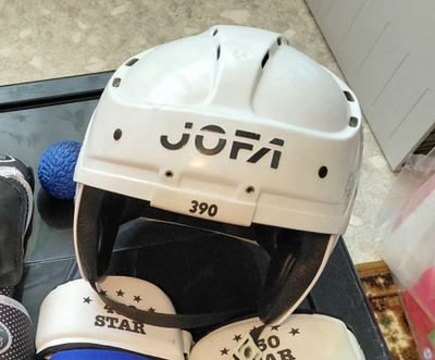 JOFA 390 retro jääkiekkokypärä 55–62 cm – Made in Sweden