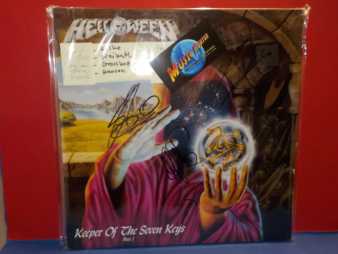 HELLOWEEN - KEEPER OF THE SEVEN KEY EX-/EX+ +NIMMARIT LP