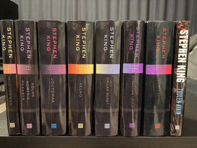 Stephen King: Musta torni 1-7 + Tuulen avain (kovakantiset)