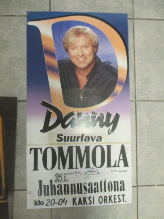 DANNY - vanha orig keikkajuliste