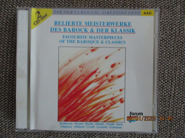 BELIEBTE MEISTERWERKE DES BAROCK & DER KLASSIK (2 x CD)