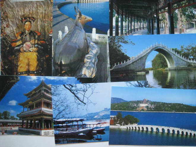 Kesäpalatsi Beijing 7 postikorttia kulkematon
