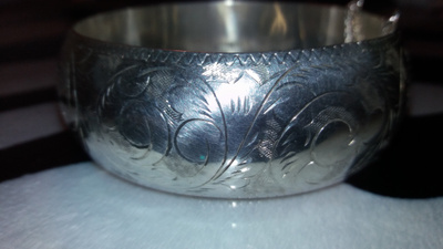 Desing  O.Aikala & Co hopea rannekoru Aco 925 strling
