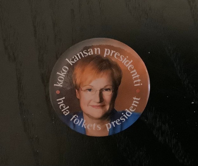 Rintamerkki Tarja Halonen