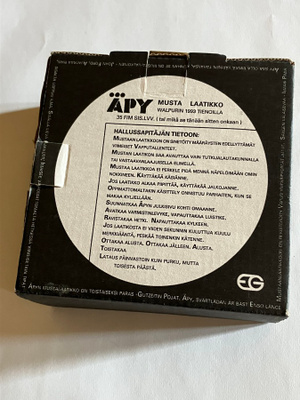 1993 Teekkarilehti Mustalaatikkoäpy