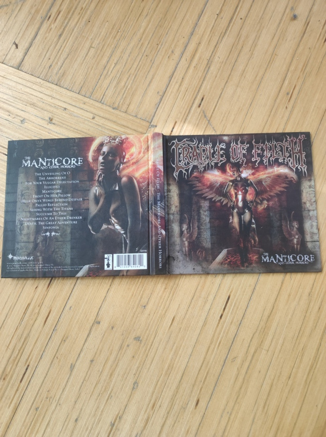 Cradle Of Filth The Manticore And Other Horrors Digi book