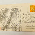 VANHA Postikortti Martta Wendelin 1938 Kulk 1941 - pikkukuva 2