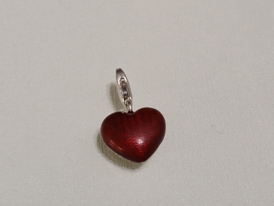 THOMAS SABO Hopea emaloitu sydän hela 925