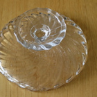 Kotimainen kierre jalallinen tarjoiluvati, kirkas 15.5 cm - pikkukuva 2