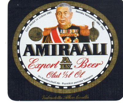 Sinebrychoff AMIRAALI AIV Olut Isoroku Yamamoro
