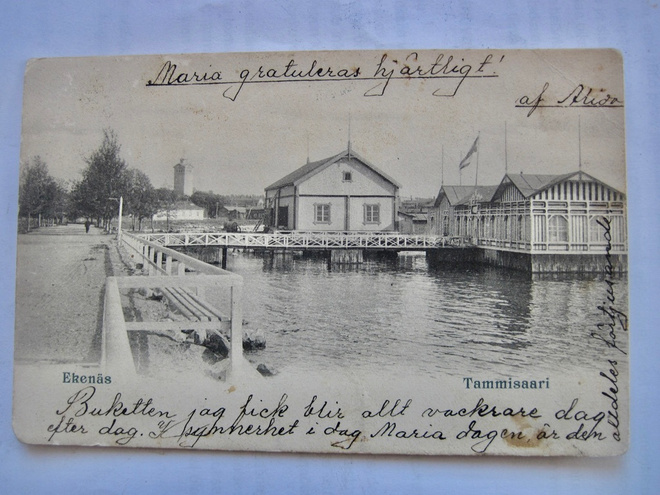 VANHA Postikortti Tammisaari 1911