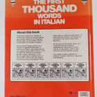 Heather Amery ym. : The First 1000 Words in Italian - pikkukuva 2