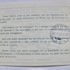 VANHA Vastauskuponki Coupon-Reponse Saksa 25 pf 1913 - pikkukuva 2