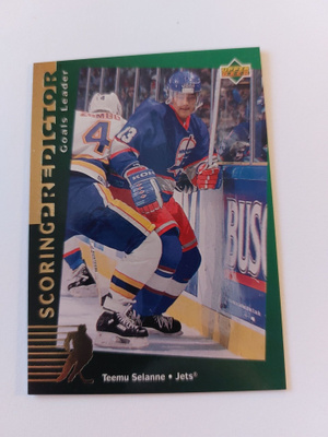 1994-95 Upper Deck Predictor Green/Gold #R3 Teemu Selänne