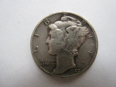 USA 1 dime 1940 hopeaa