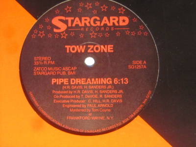Tow Zone: Pipe Dreaming  12" single   1986