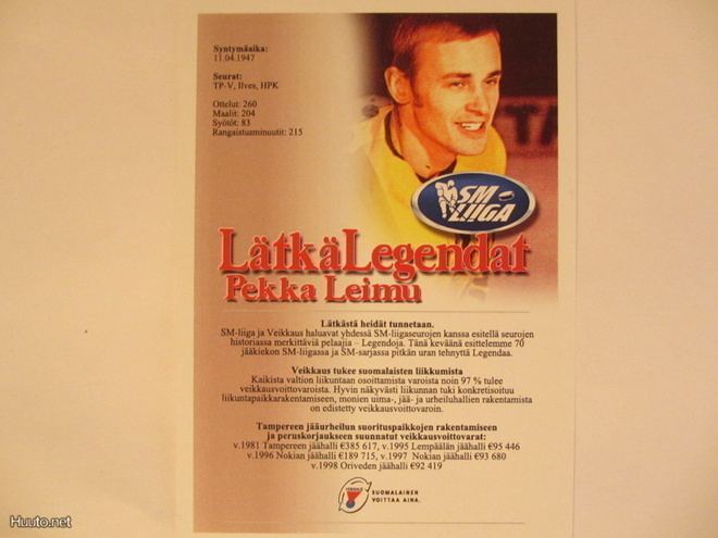 Pekka Leimu Ilves Lätkälegendat