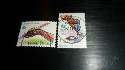 LAPE 927-928 YLEISURHEILUN MM 1983 LOISTO LEIMATTUNA