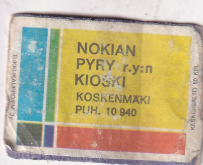 Nokia, Nokian Pyry r.y;n Kioski   . s51