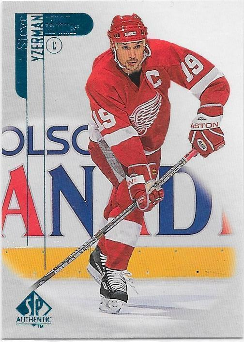 1998-99 SP Authentic #31 Steve Yzerman Detroit Red Wings