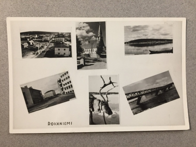 Paikkakuntakortti Rovaniemi 1950 -luku