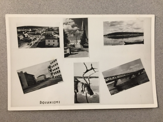 Paikkakuntakortti   Rovaniemi 1950 -luku