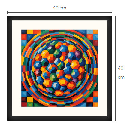 Uusi uniikki abstrakti art print taulu 40 cm x 40 cm
