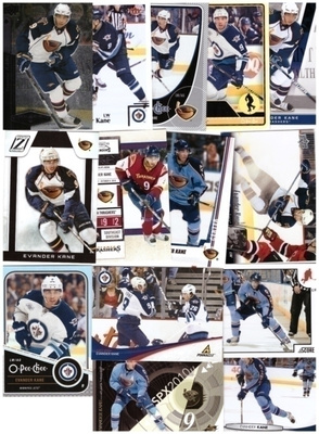 14 x EVANDER KANE Thrashers, Jets