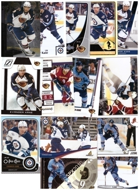 14 x EVANDER KANE Thrashers, Jets