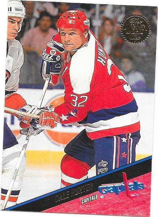 1993-94 LEAF #118 Dale Hunter Washington Capitals gooni