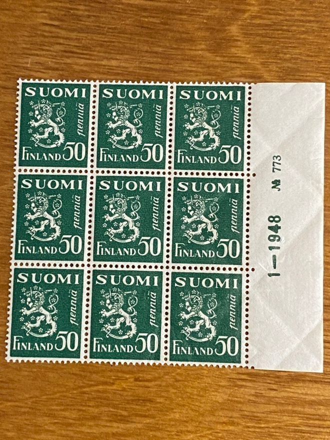 LEIJONAMALLI 1930 50PENNIÄ NUMERO YSIÖ**
