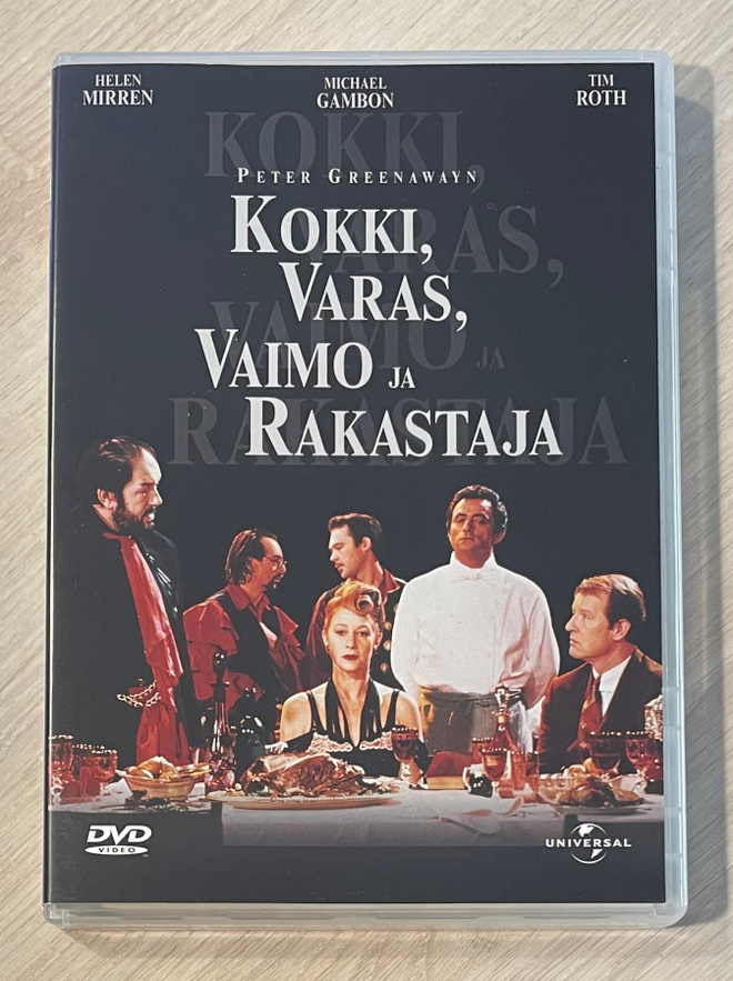 Peter Greenaway: KOKKI, VARAS, VAIMO JA RAKASTAJA (1989)