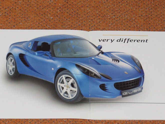 2001 Lotus Elise esite - KUIN UUSI - 22 sivua