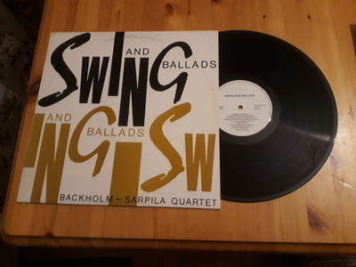 Backholm-Sarpila Quartet – Swing And Ballads lp 1988 Jazz