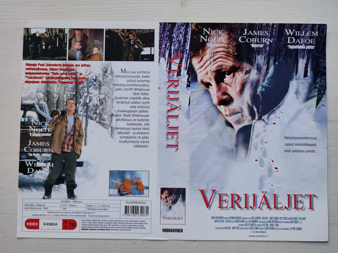 VHS Verijäljet –kansipaperi